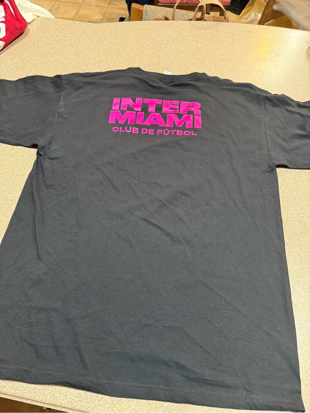 Inter Miami Club de Fútbol Graphic Tee - Black with Pink Logo